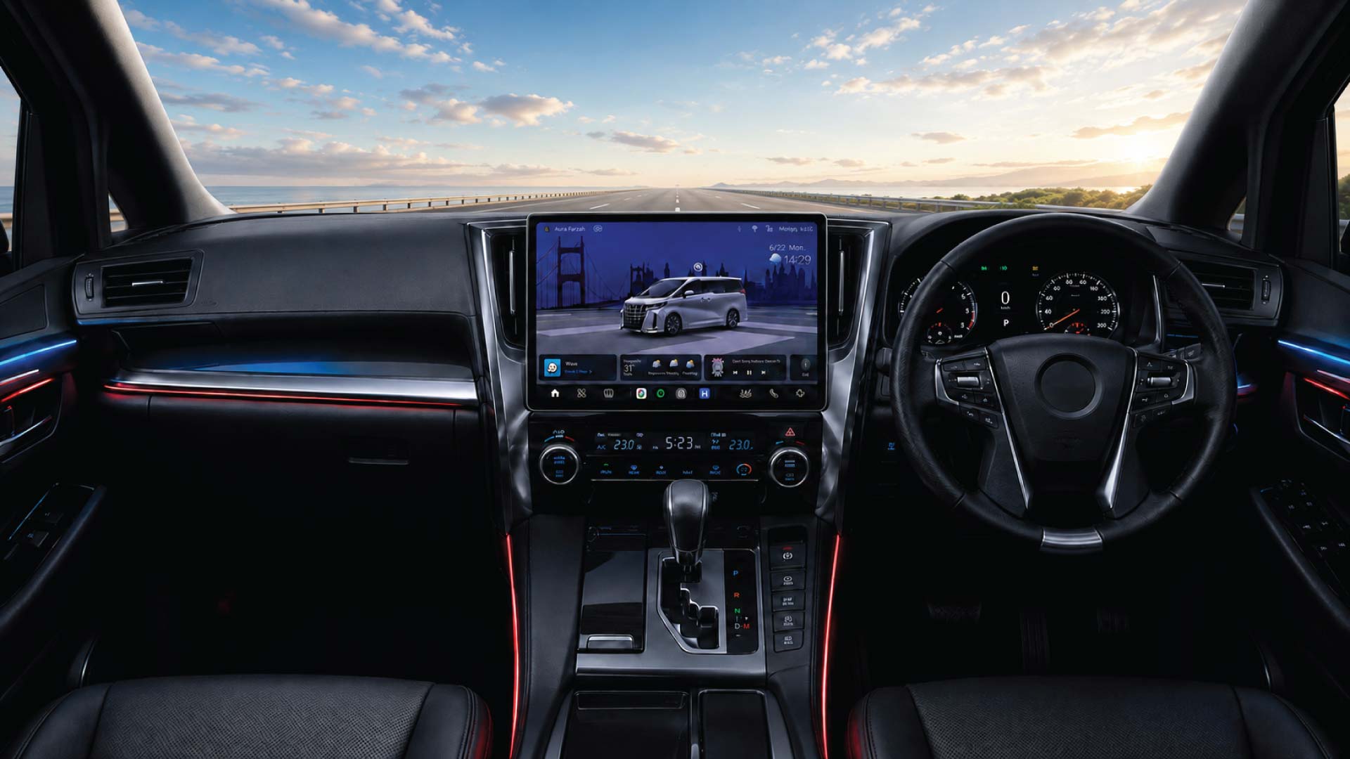 X100 Infotainment Dashboard