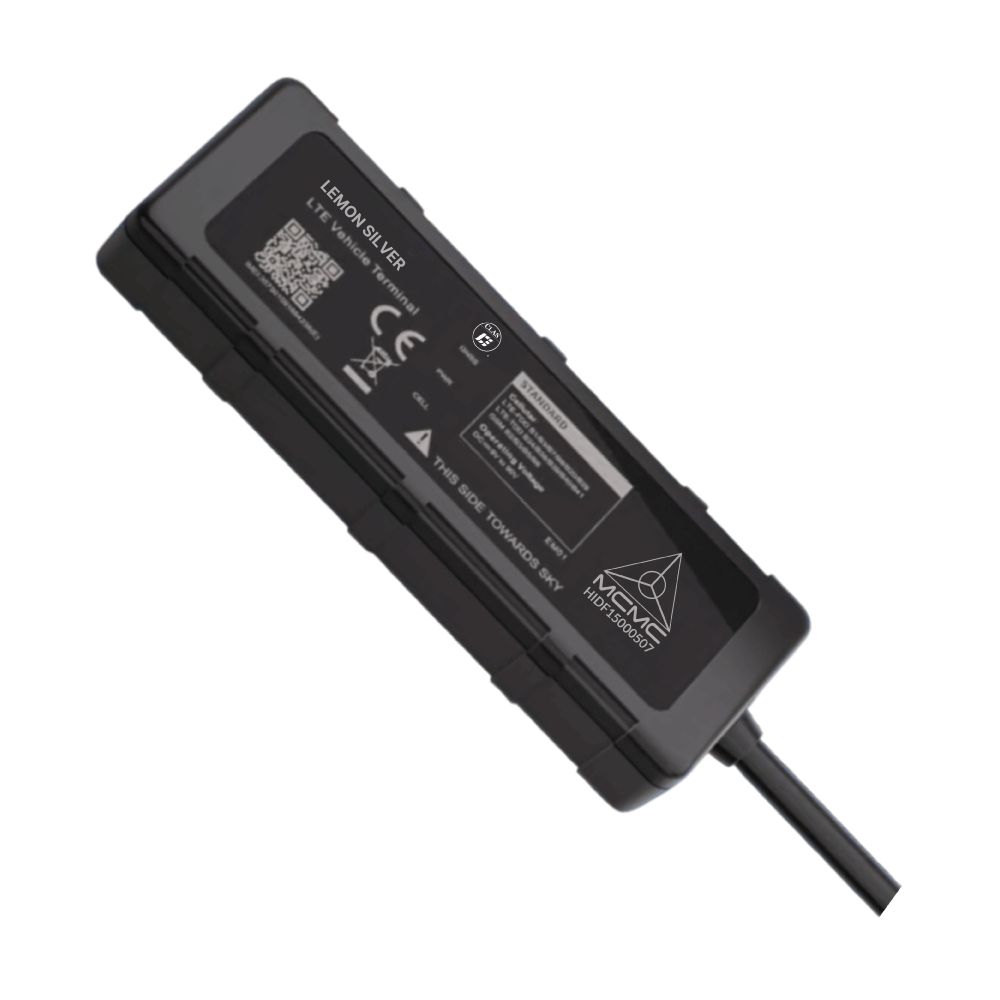 Lemon Silver motorcycle tracking device