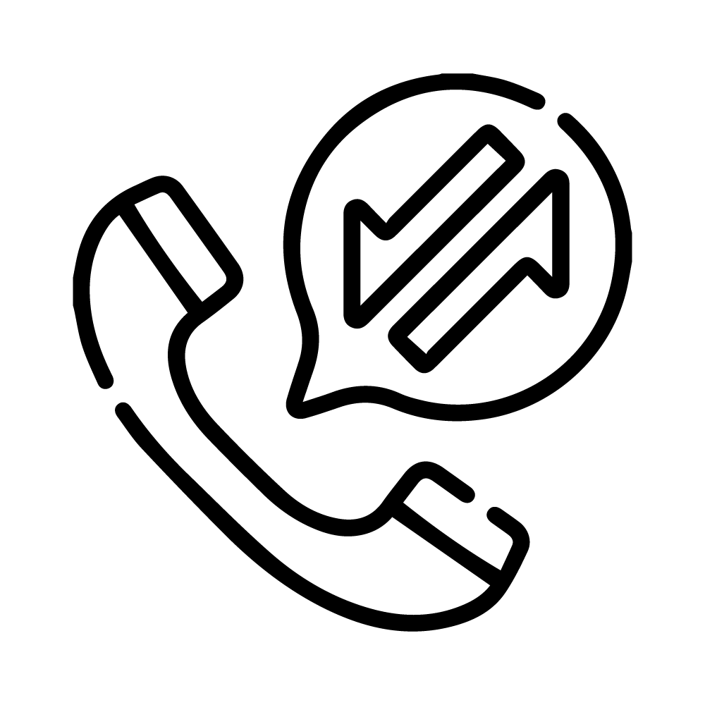 Two-way communication icon