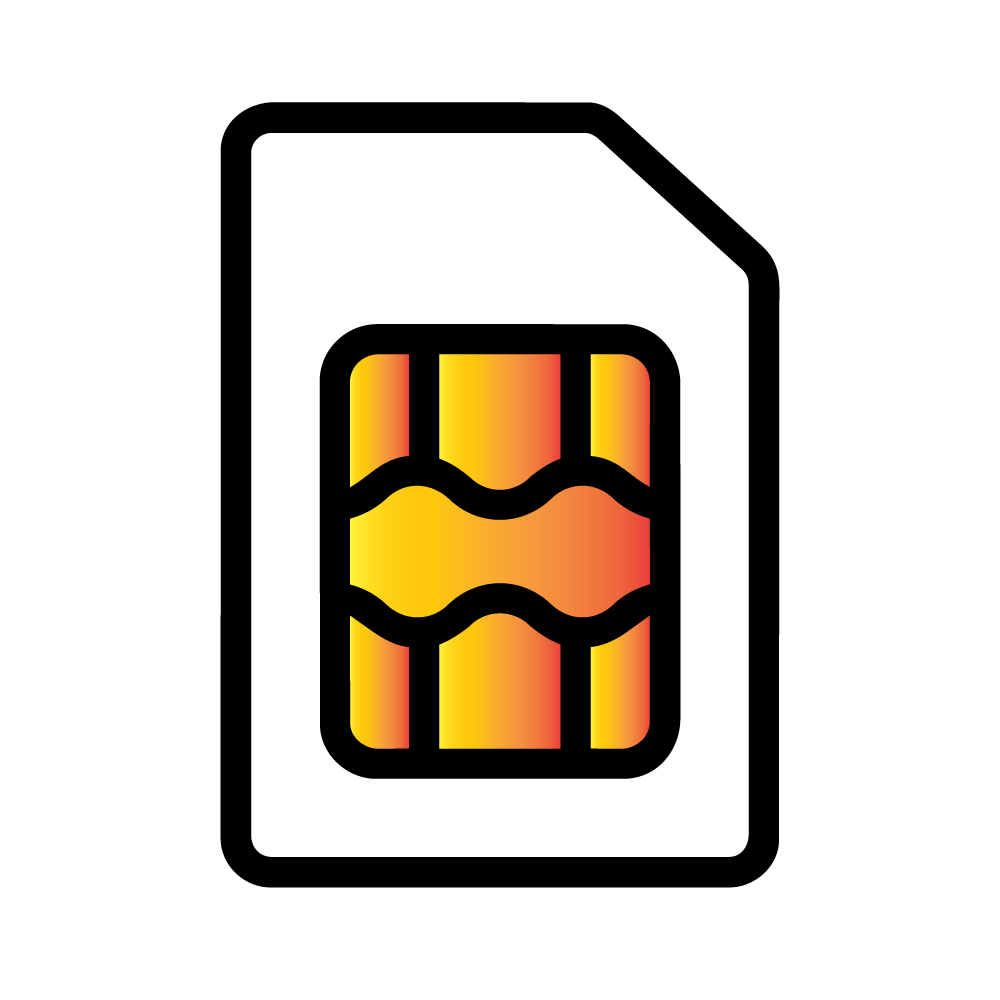 4G and 2G network icon