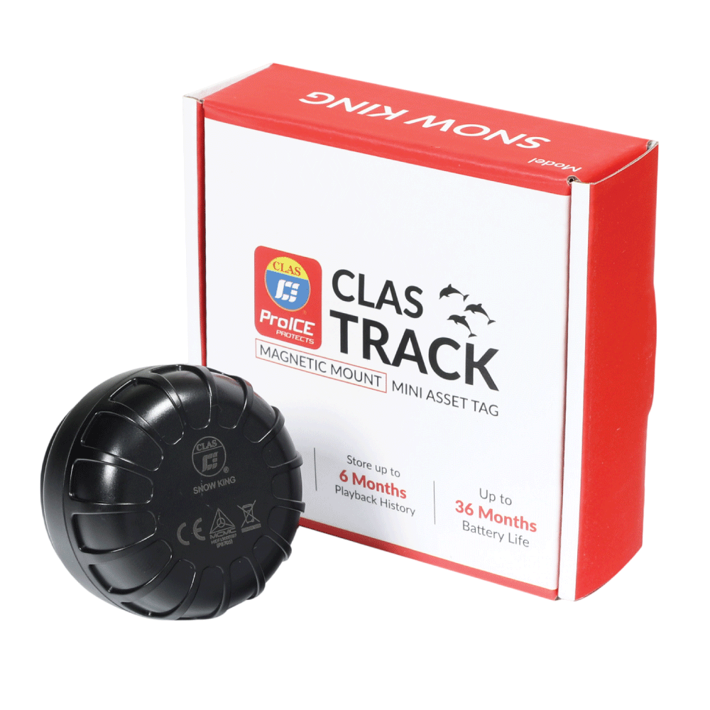 CLAS Track Snow King magnetic asset tag