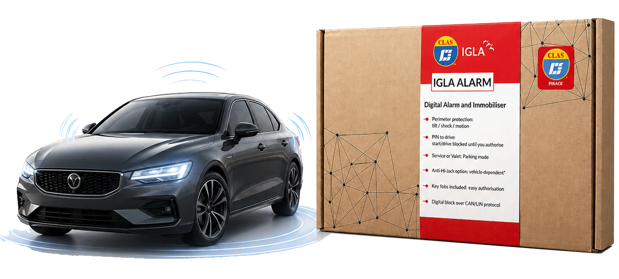 CLAS IGLA Alarm module and key fob